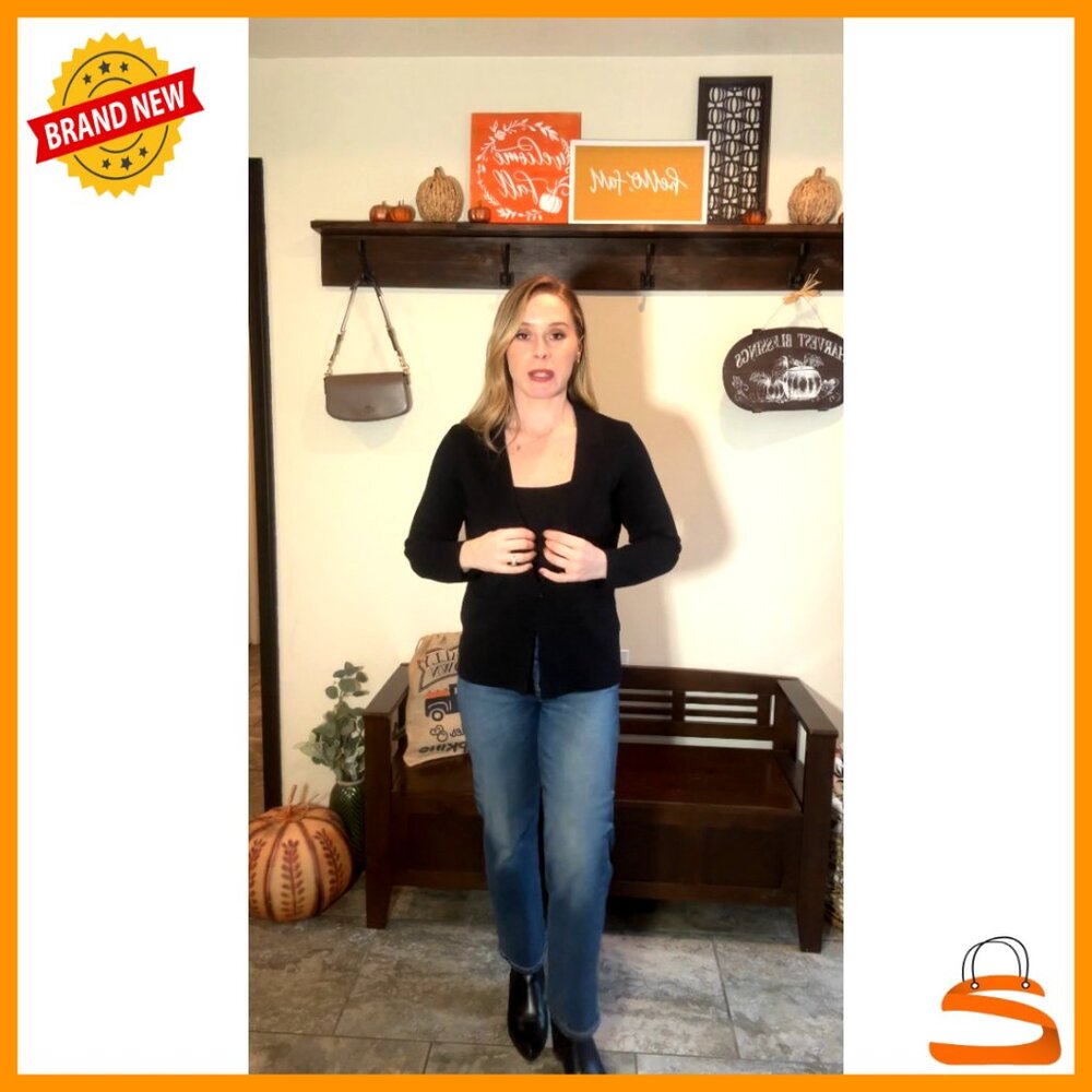 Knit Blazer Jacket Lightweight Fitted Business Ca… - image 7